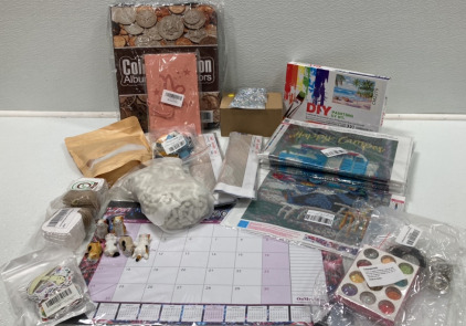 Diamond Painting Kits, Paint By Numbers, Coin Collection Album, Capricorn Journal, Rock Tumbler Ceramic Filler, 22-2023 Calendar, Stickers, Fine Sand, Ceramic Cats and more SP2