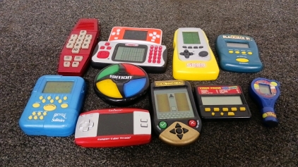 Lot of Assorted Handheld Games