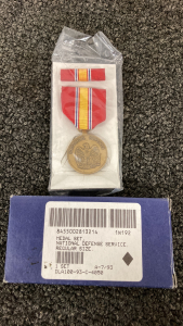 US Military National Defense Medal In Issue Box