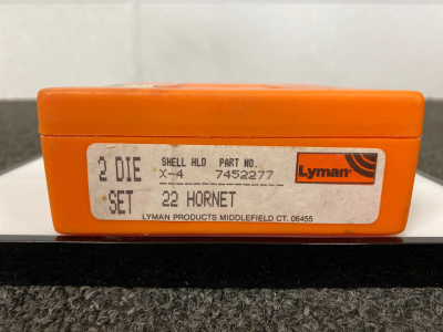 Lyman Relaoding Die Set 22 Hornet