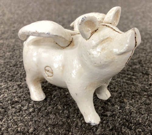 Cast Iron Flying Pig Bank