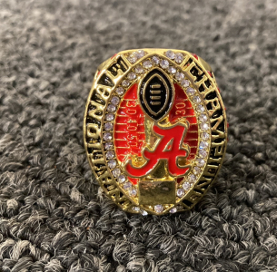 2020 Crimson Tide National Championship Replica Ring Named To Saban