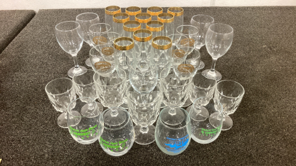 Assorted Drinking Glasses