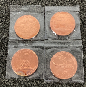 US Military Commemorative Copper Coins