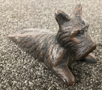 Cast Iron Dog Doorstop