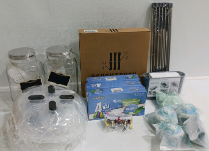 Beverage Dispensers, Dish Drainers, Ziplock Holder, Garbage Liners And Microwave Food Covers SP7