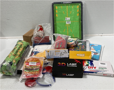 3D Lamp, Paint Set, Diamond Paintings, Fidget Toys, Dog Mat, Dog Cone, 4th of July Decorations and More SP18