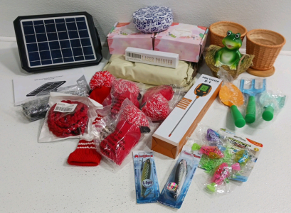 Solar Panel, Soil Tester, Gardening Tools, Citranilla Candles, And More SP16