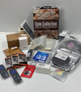 Coin Collection Album, Ethernet Cables, Binder Bag Pages, Roku Remotes, Apple Watch 49mm Cases, Smart Phone Tripod, Fire Hd 7 Case, Hotel Mumbai DVD, Memory Card and more SP15
