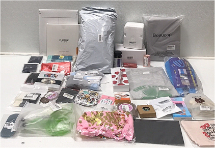 (2) Spa Bathtub Pillow (1) Novelty Coffee Mug (1) Mason Jar Bathroom Apothecary Decoration (1) Electronic Toothbrush (1) Dryer Lint Vacuum Attachment and Various Jewelery, Personal Care Items, and Accessories SP2