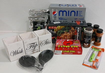 Diet Pepsi, Taco Seasoning, Spinach Powder, Utinsil Holders And More SP16