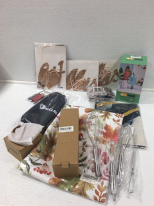 Pillow Cases, Table Cloth, Lazy Man Water The Plant,Coasters, (2) Kitchen Whisk Sets and More SP13