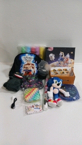 Stuffed Sonic With Stickers, Pokémon Light, Construction Toys, And More SP16