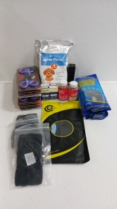 Heat Packs, Medical Orthotic Insoles, Knee Brace, Ankle Braces, Trauma Shears, Sleep Aid, And Vitamin D Gummies SP16