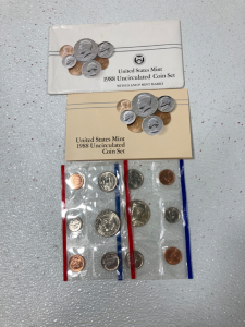 1988 United States Mint Uncirculated Coin Set