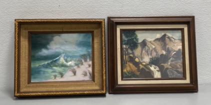 (2) Landscape Paintings