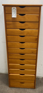 (1) Multi Drawer Cabinet 14 Drawers 4’6” x20w x 13.5” d