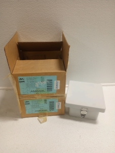 (2) Allied Moulded Products 6" x 6" x 4" Non-Metallic Enclosures