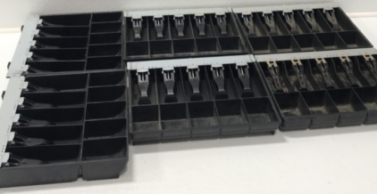 (6) Cash Register Money Drawer Inserts
