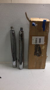 (1) Pair of Indian Motorcycle Chrome Slip On Exhaust Pipes
