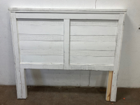 White Wooden Queen Size Headboard