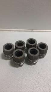 (6) Hubbell 2” Male Straight Cord Connectors 1.50”-1.63”