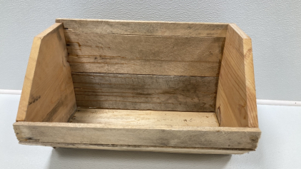 Wood Trough Box - 19” x 11” x 11.5”