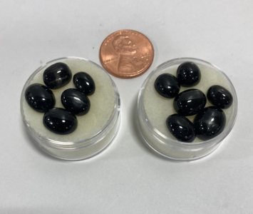 (11) Black Star Diopside Cabochon Oval