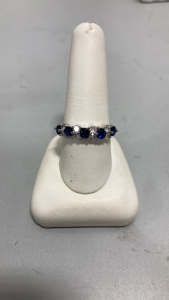 Mixed Topaz Ring .925 Size 10