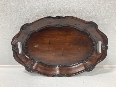 Large Wooden Serving Tray