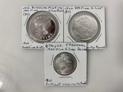 (3) Collector Coins