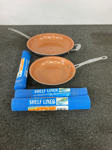 Gotham Steel Pans And Shelf Liners