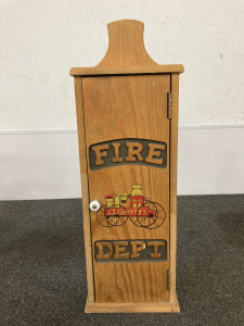 Vintage Fire extinguisher Wooden Box