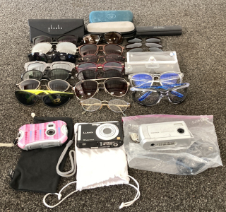 Sunglasses, Cameras And Cases