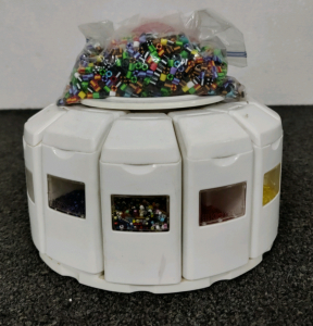 Bead Organizer & Beads