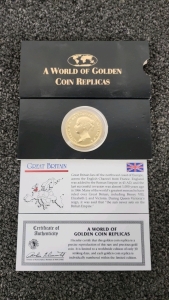 British Gold Coin Replica