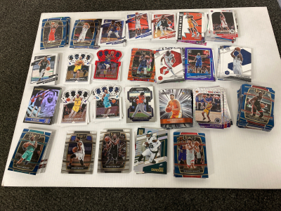 Box of sport’s cards