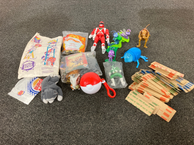 1995 Burger King Kid Meal Toys With Bag And More