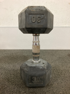 Single Rubber Dumbbell