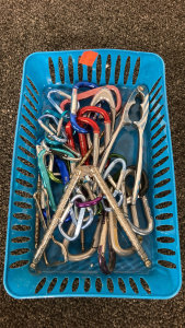 Basket Of Carabiners And More