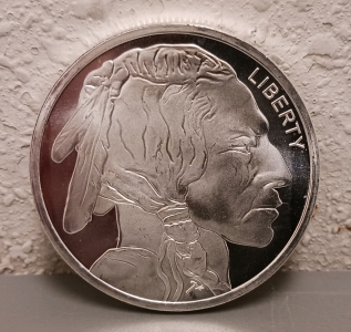 1 Troy Ounce .999 Fine Silver Round