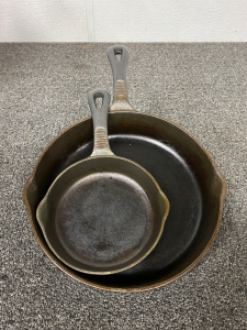 (2) Cast Iron Skillets