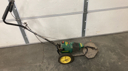 Wheeled weed eater