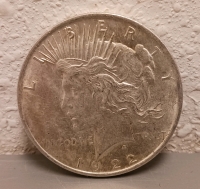 1922 Silver Peace Dollar - Verified Authentic