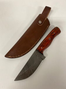 Demascus Knife with Sheath