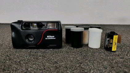 Nikon Film Camera With Film
