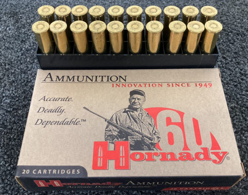 (20) Rounds Hornady 8x56 HUNN Ammo