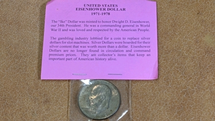 1972 US Eisenhower Dollar Coin