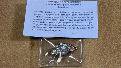 Uncommon Natural Copper Nugget