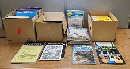 Assorted Music Books, and Informational Books